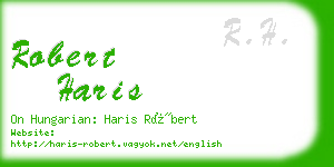 robert haris business card